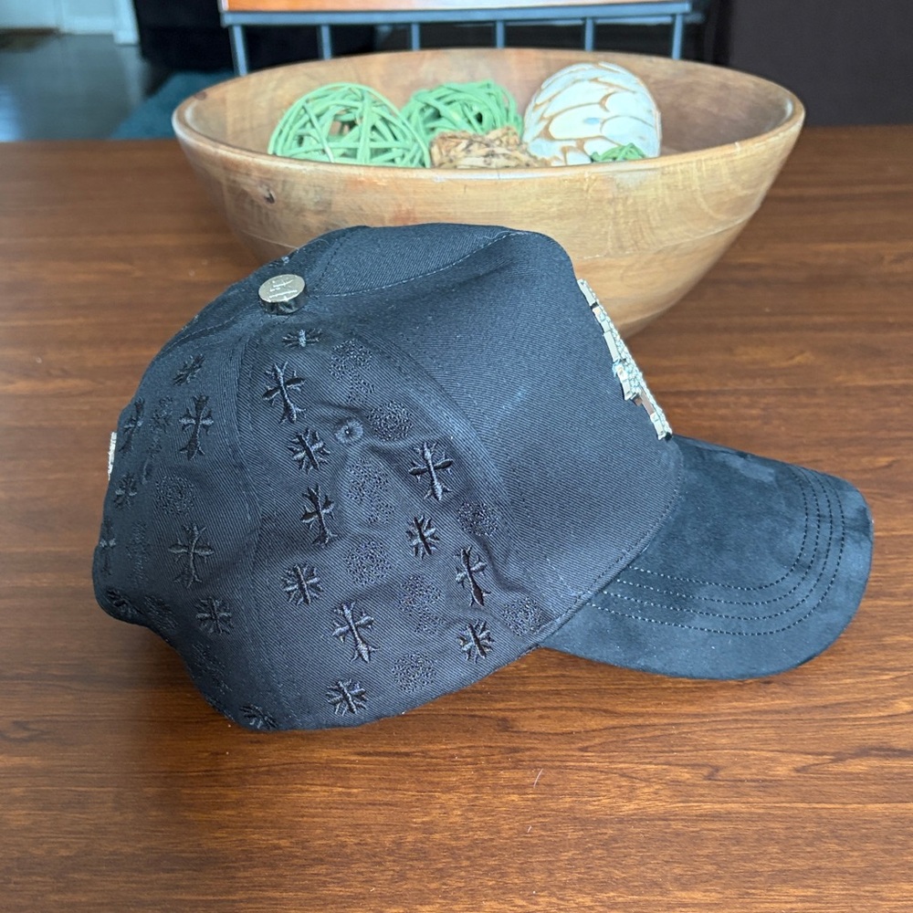 Black Embellished Logo Cap Last Edmon, Dreams come true, Barbas Records - Picture 2 of 7